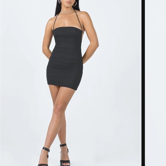 Princess Polly undiscovered mini dress black - Picture 1 of 3